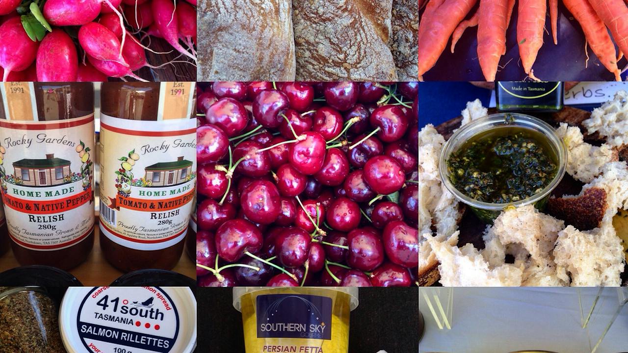 Some of the delights available at Harvest Launceston