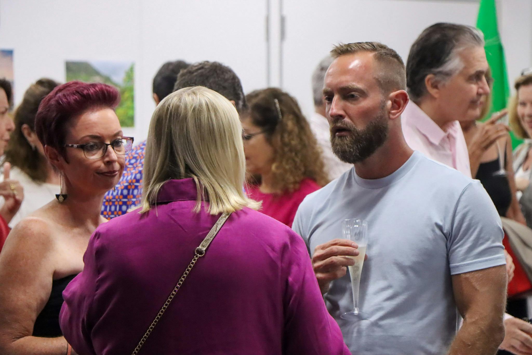 guests mingling
