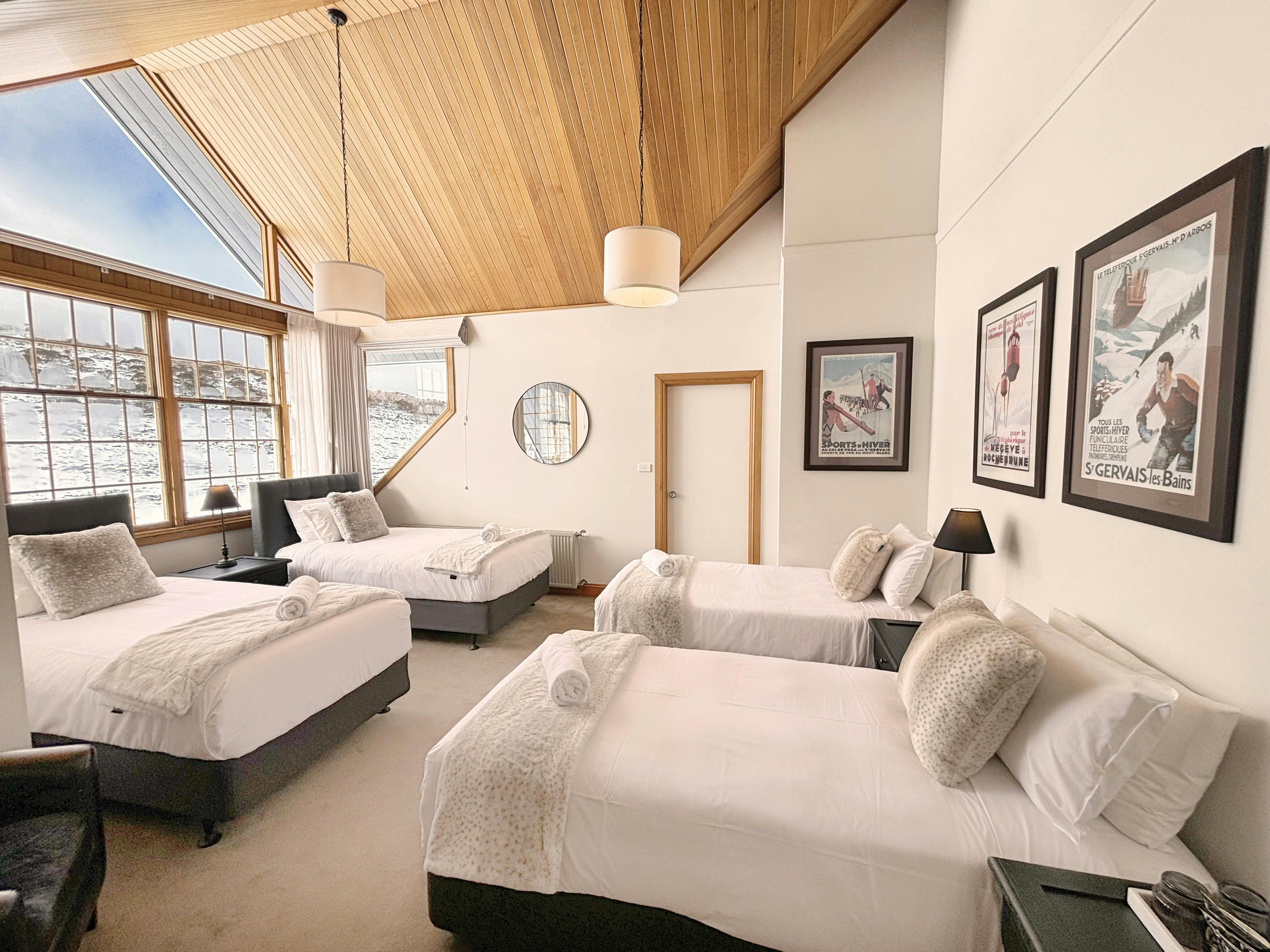 Alpine Style Rooms For Families or Couples