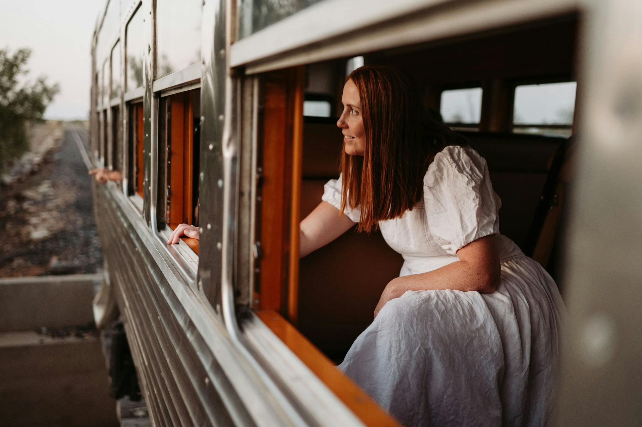 Silver-Tails Rail Sunset