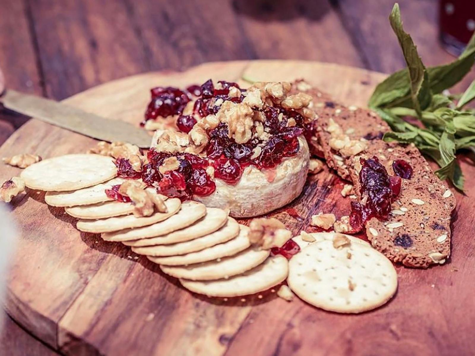 Our baked brie is a crowd favourite