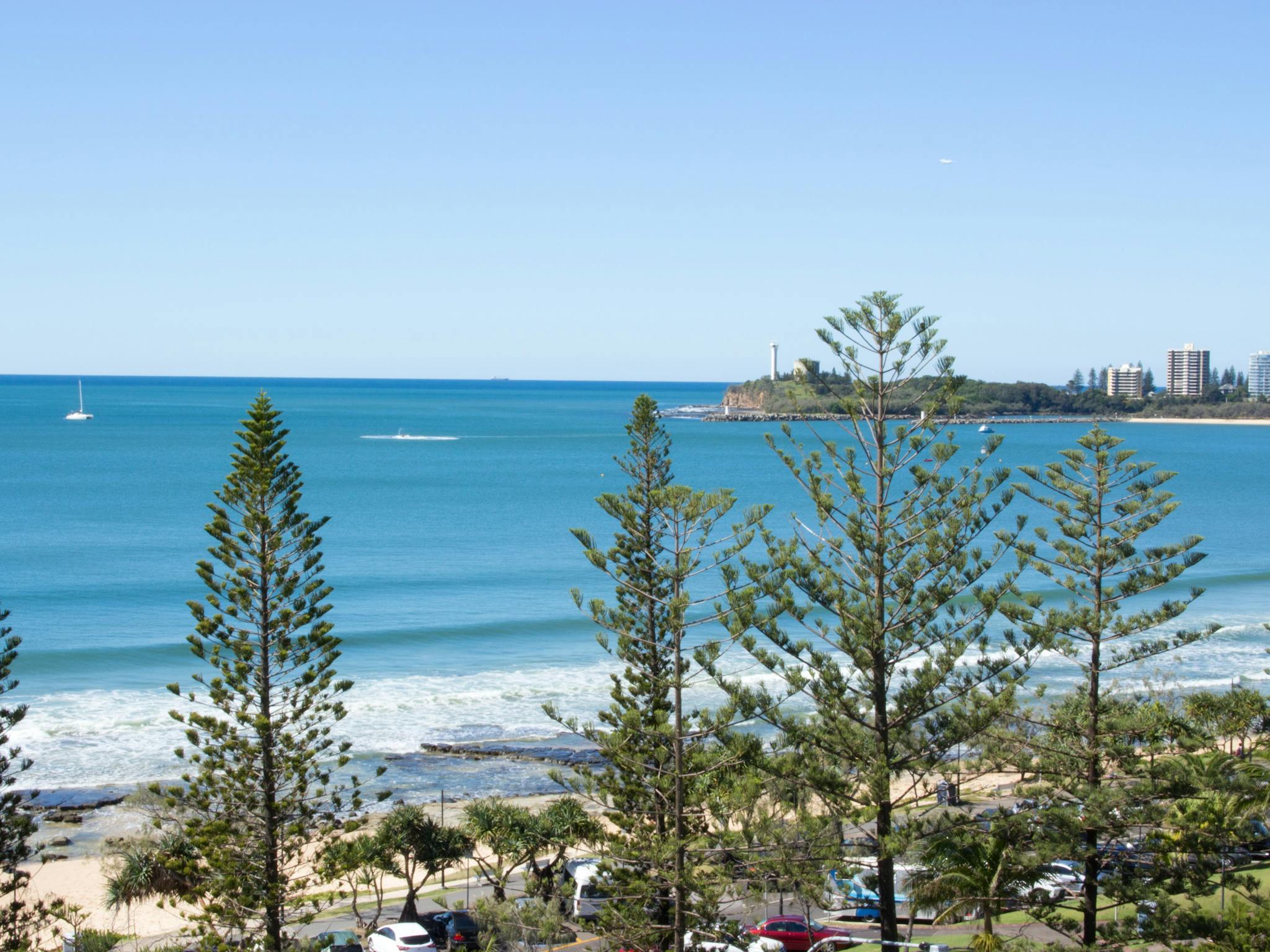 View from Balcony - Beachfront Apartment View from Balcony - Beachfront Apartment