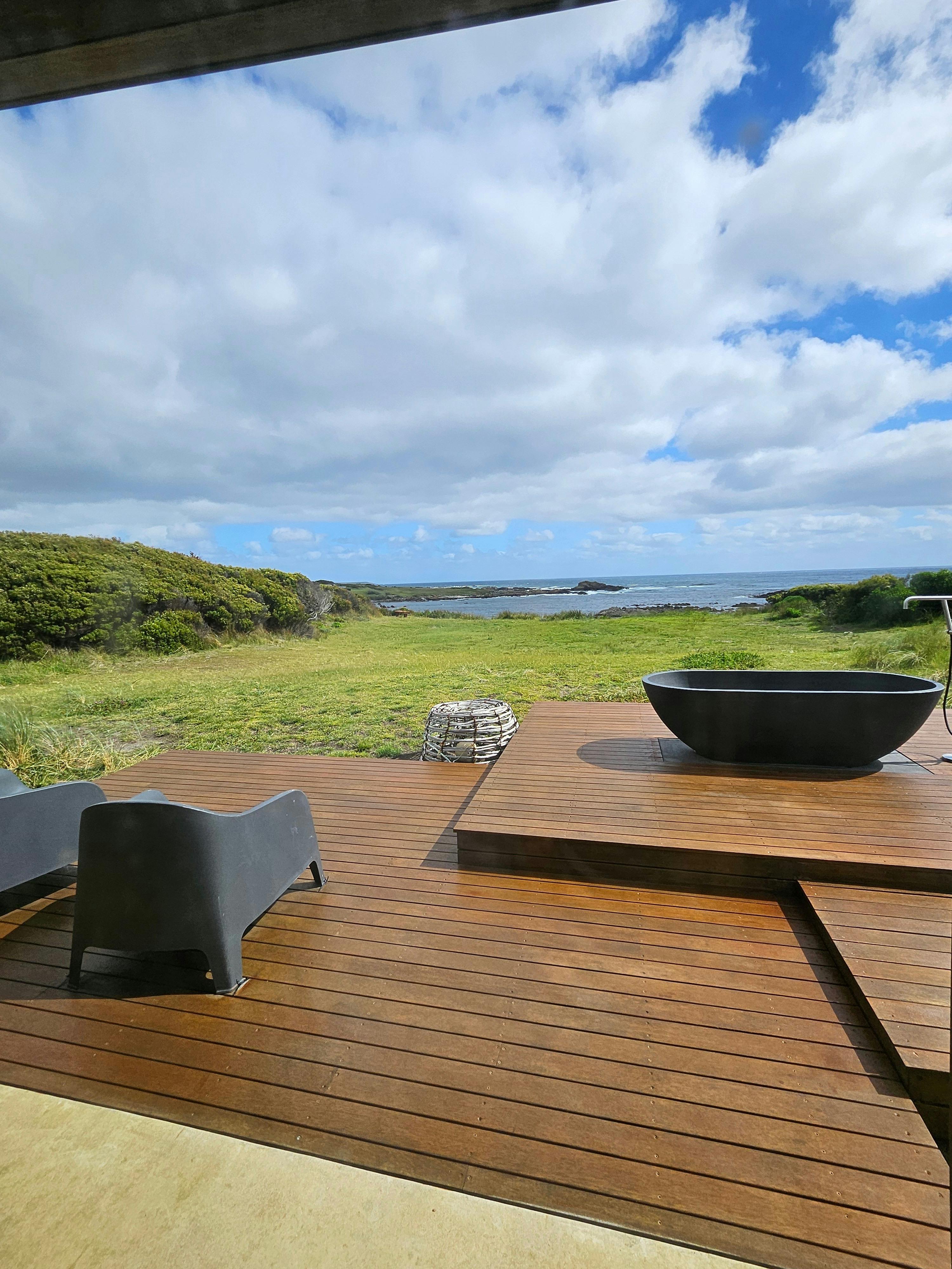 Bathe with a stunning view