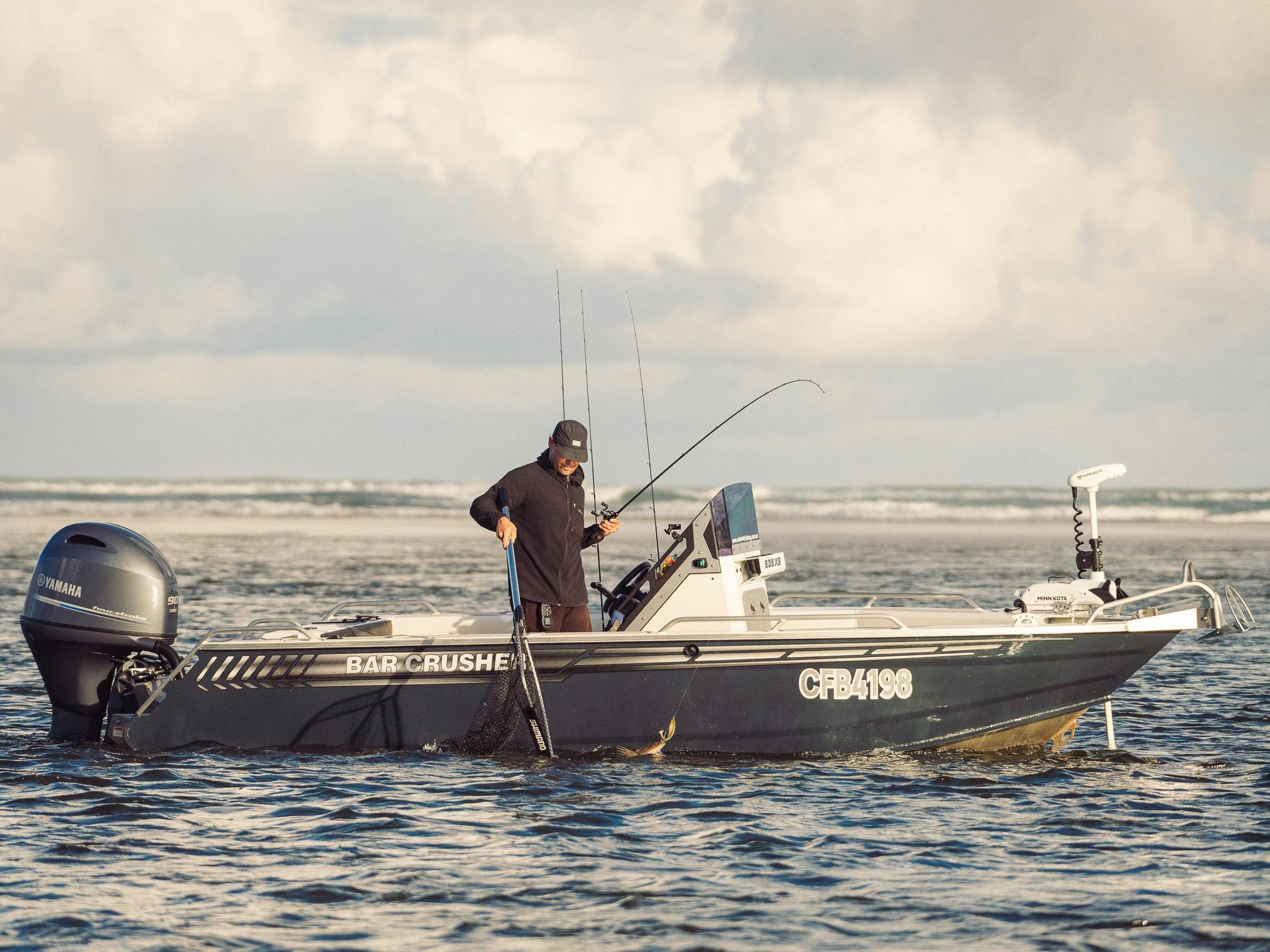 Fishnig from a Bar Crusher 535xs