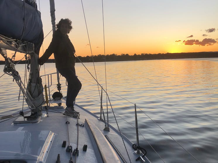 cruising Lake Macquarie