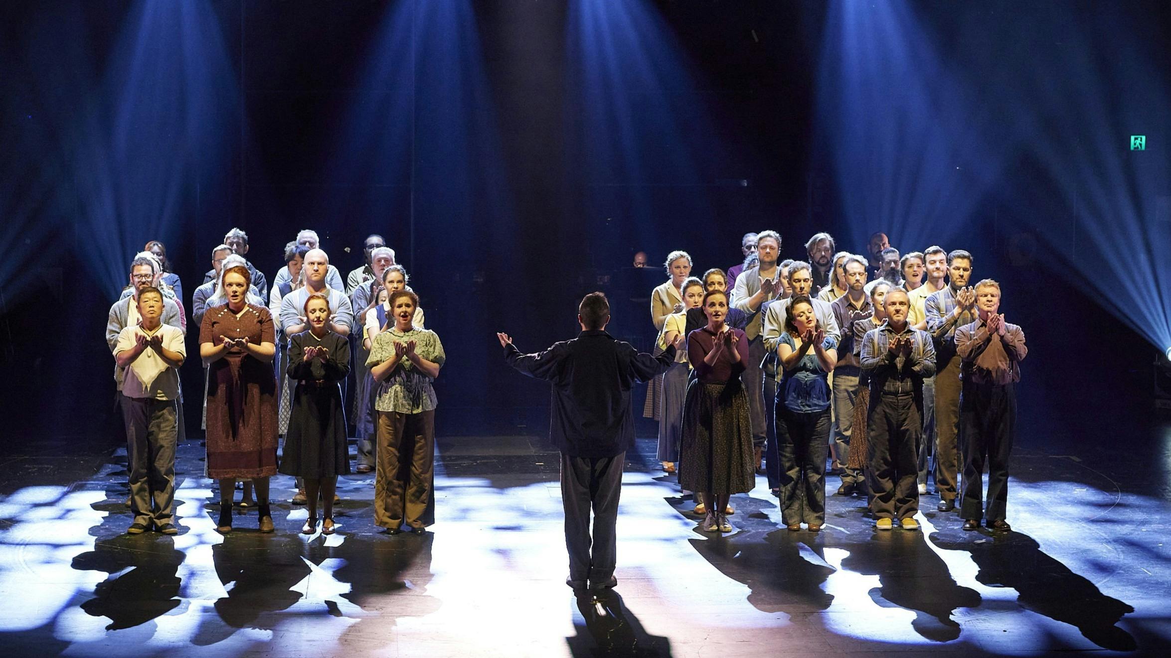 Opera Australia Chorus onstage in production of Chorus!