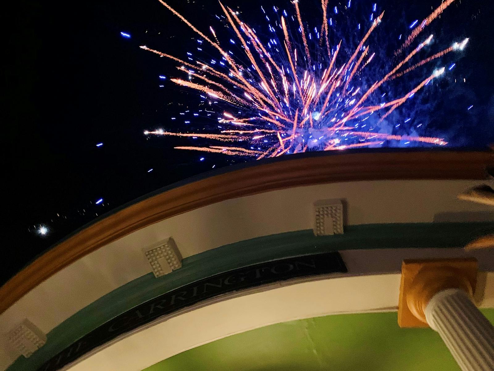 The Carrington Hotel Fireworks