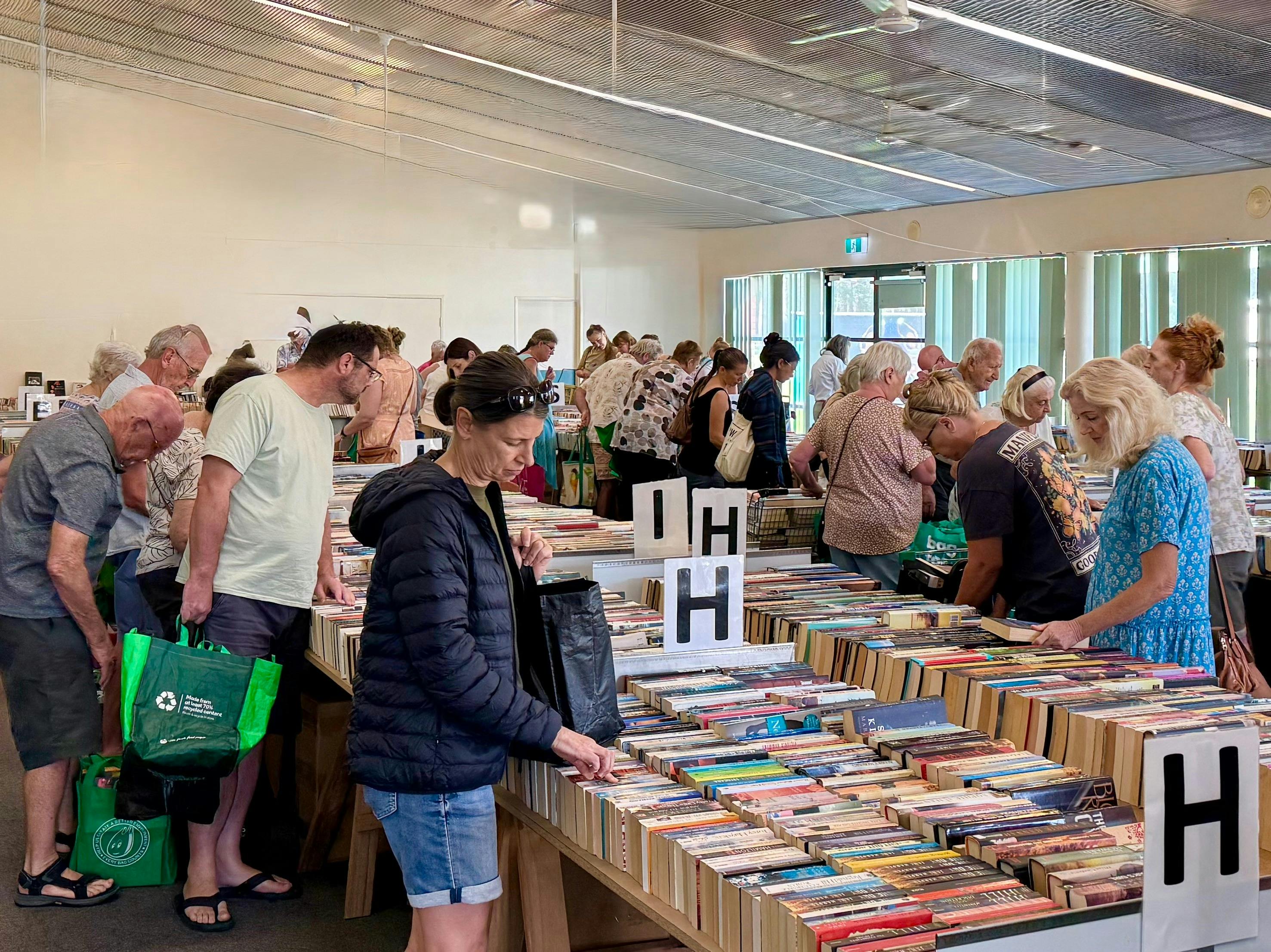 Fiction section of BookFest