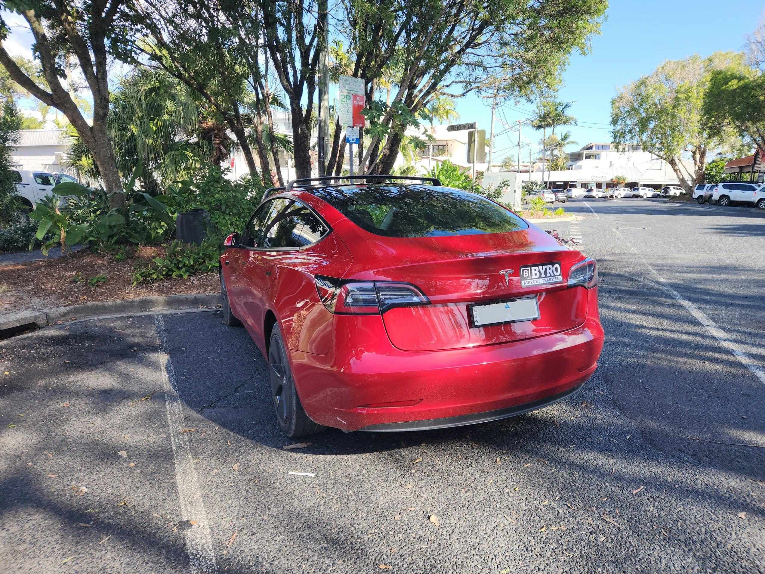 One of BYRO's Teslas