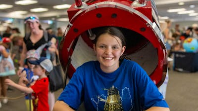 Dalek games in Science Extravaganza