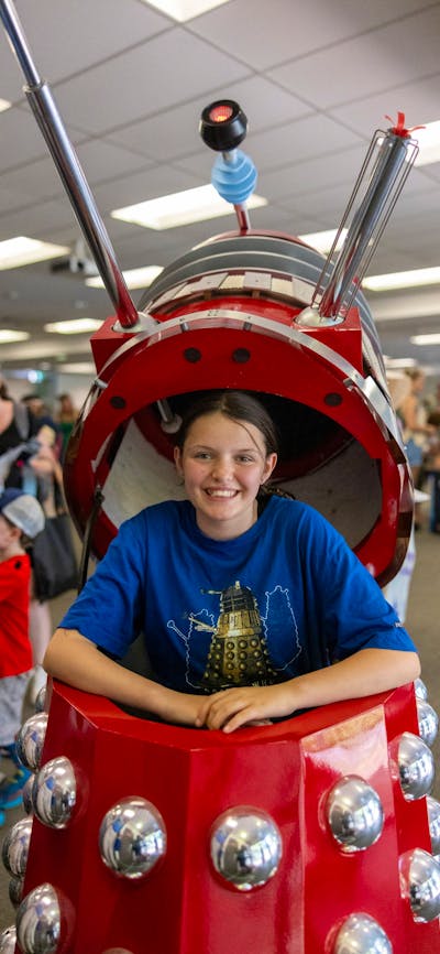 Dalek games in Science Extravaganza