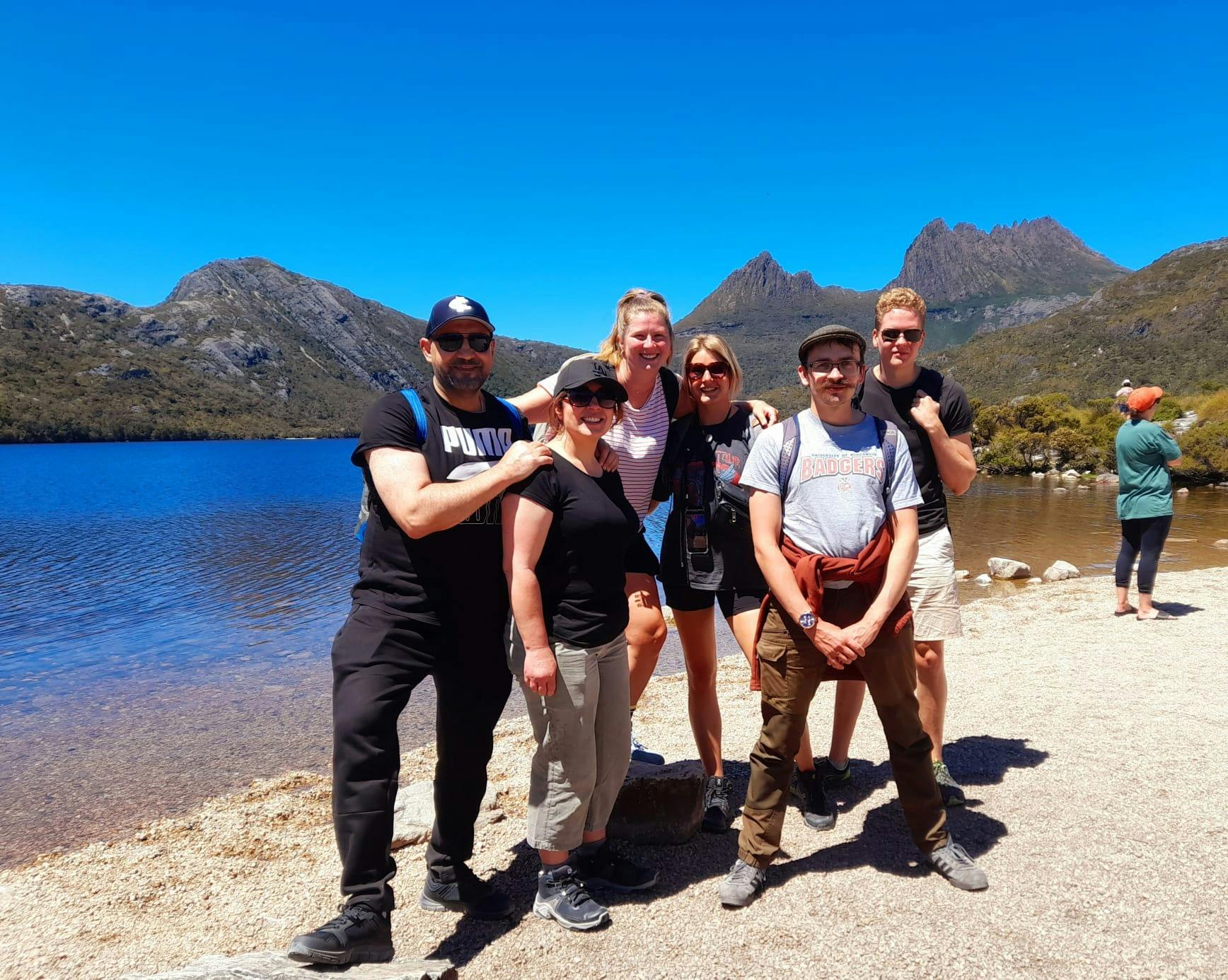 Cradle Mountain and Dove Lake on a gorgeous Summers day