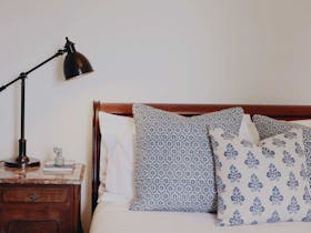 The master bedroom in the original Policeman's Residence at the Customs House Port MacDonnell