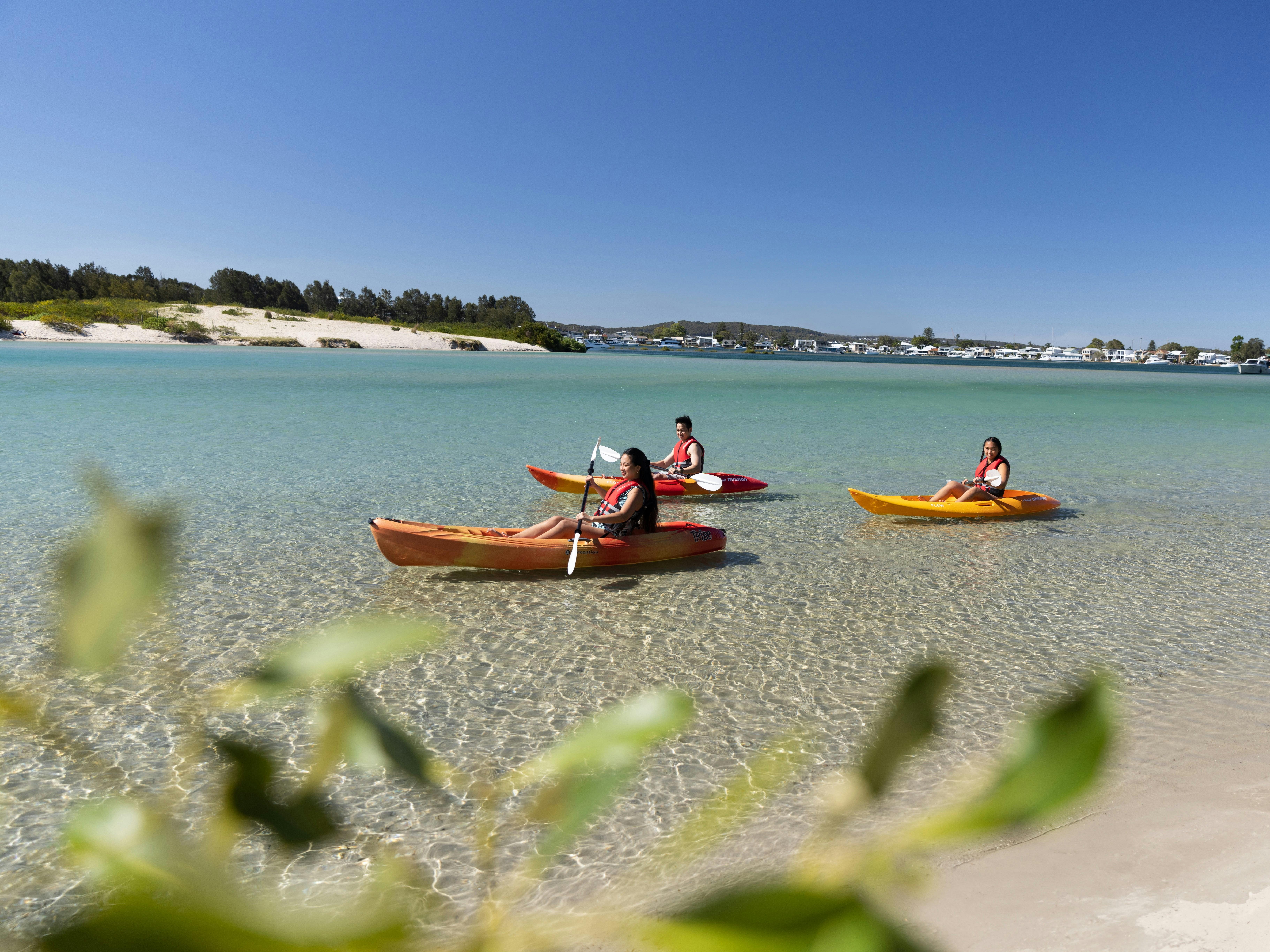 Kayaking at Naru Beach