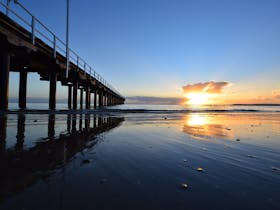 Sunrise in Hervey Bay, Fraser Coast, Great Beach Drive.