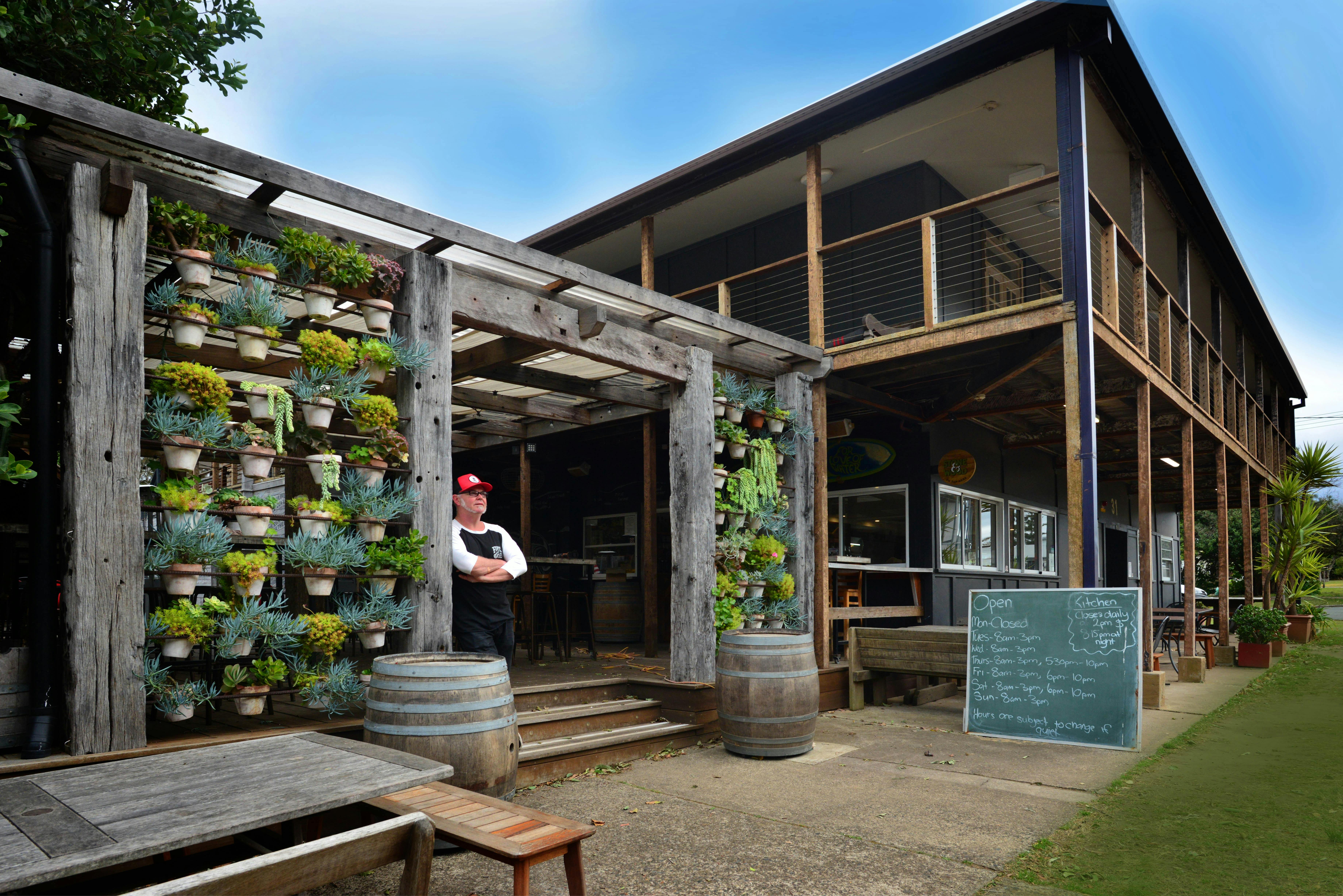 The main entrance to our Hotel & Alfresco Dining Area