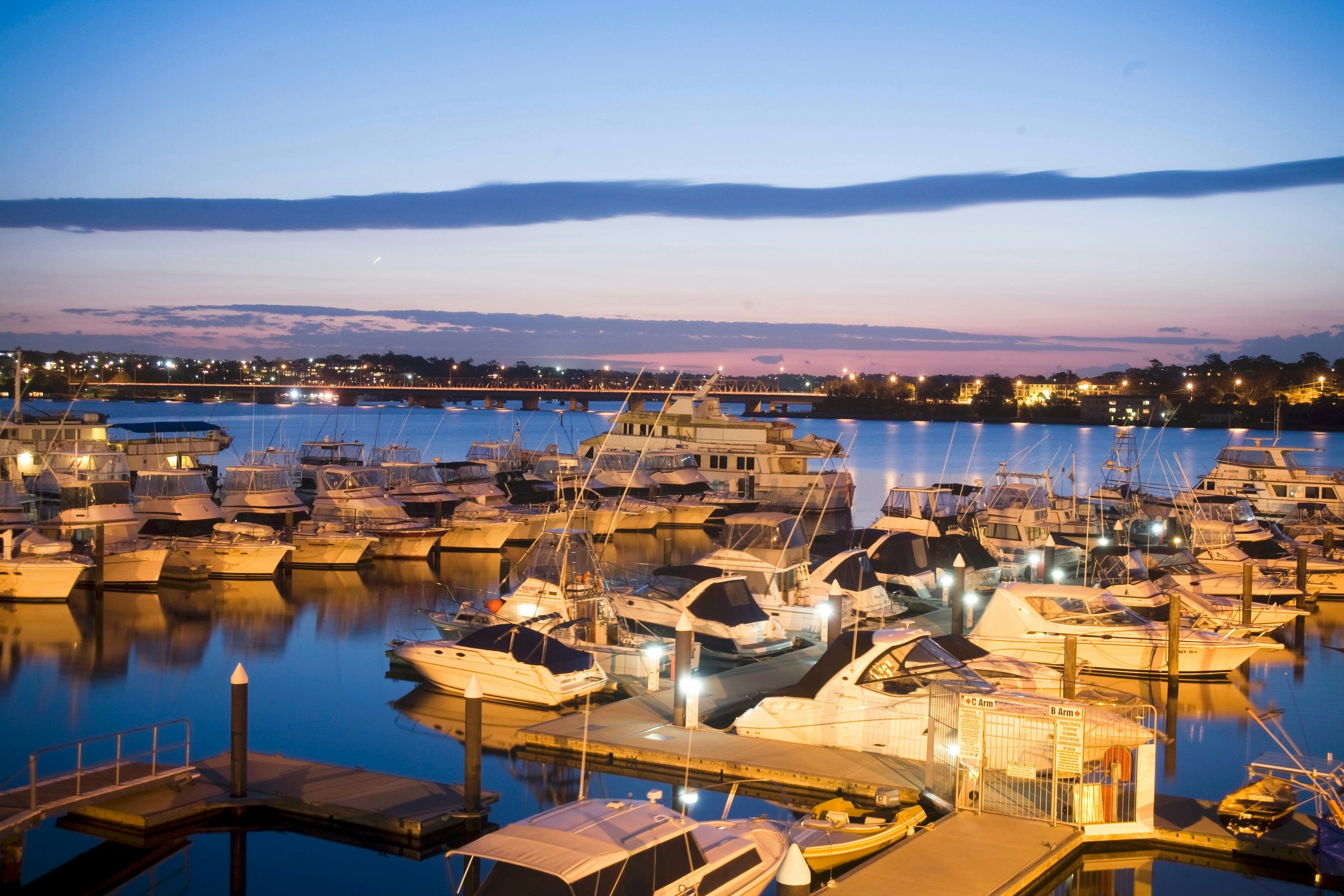 View from the main lounge of the Motor Boat Club