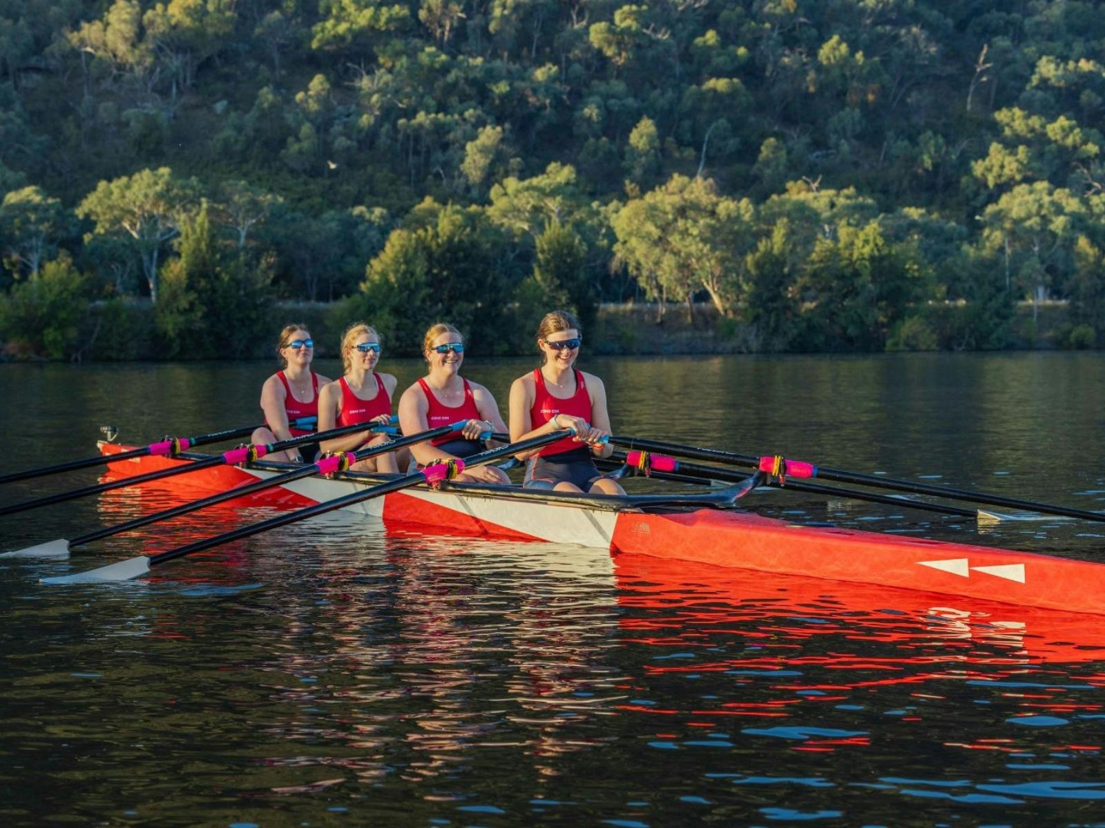 School Holiday Rowing at Red Shed