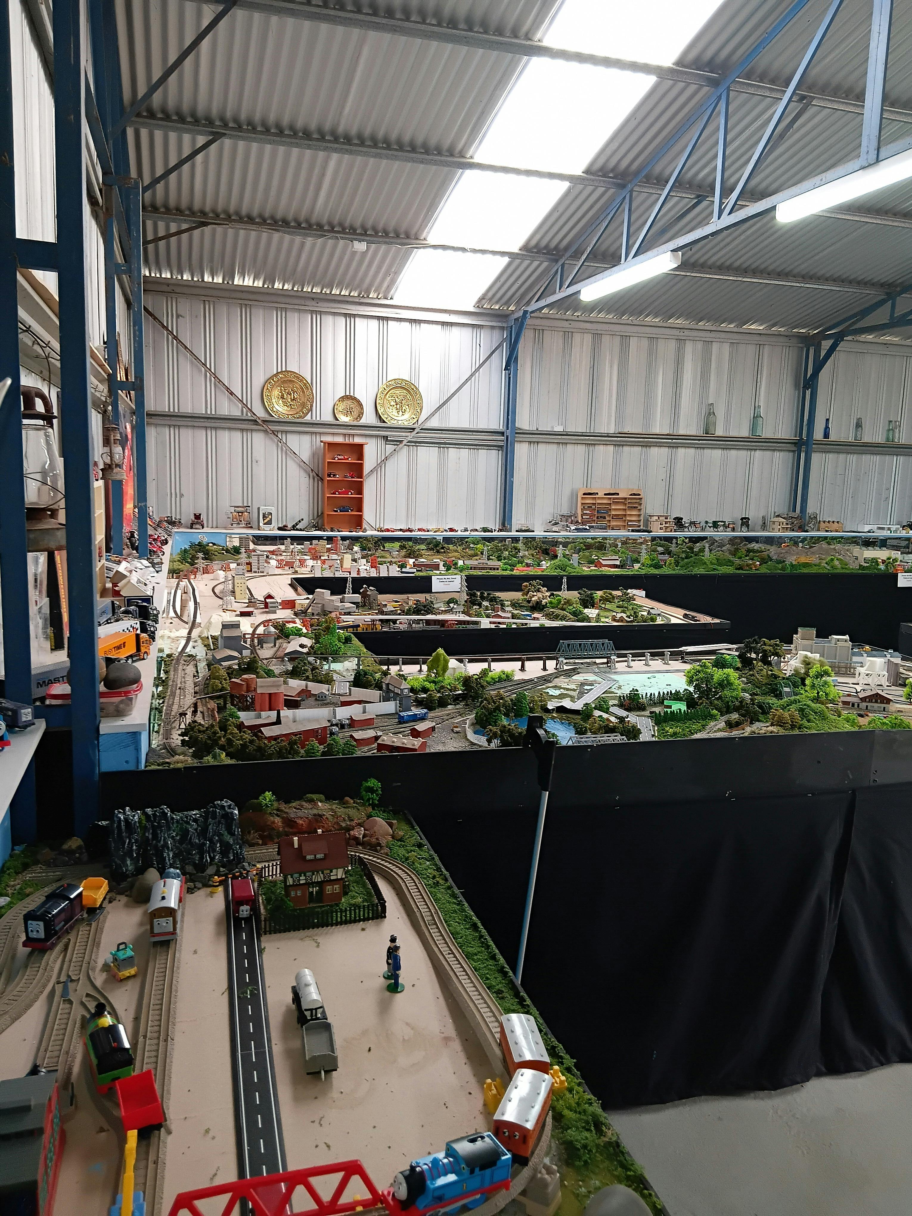 An overview of the N scale layout