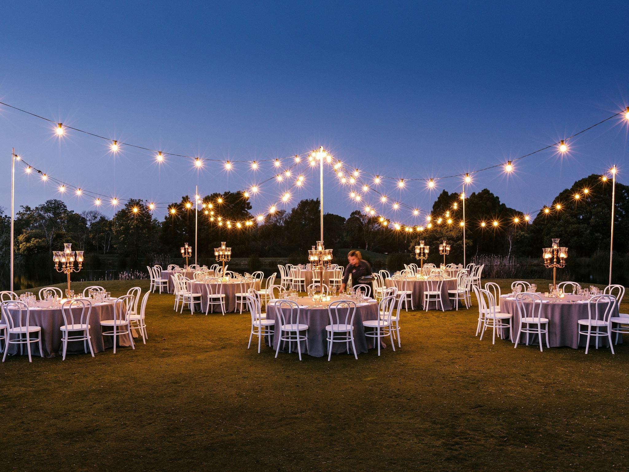 First Tee - set for wedding
