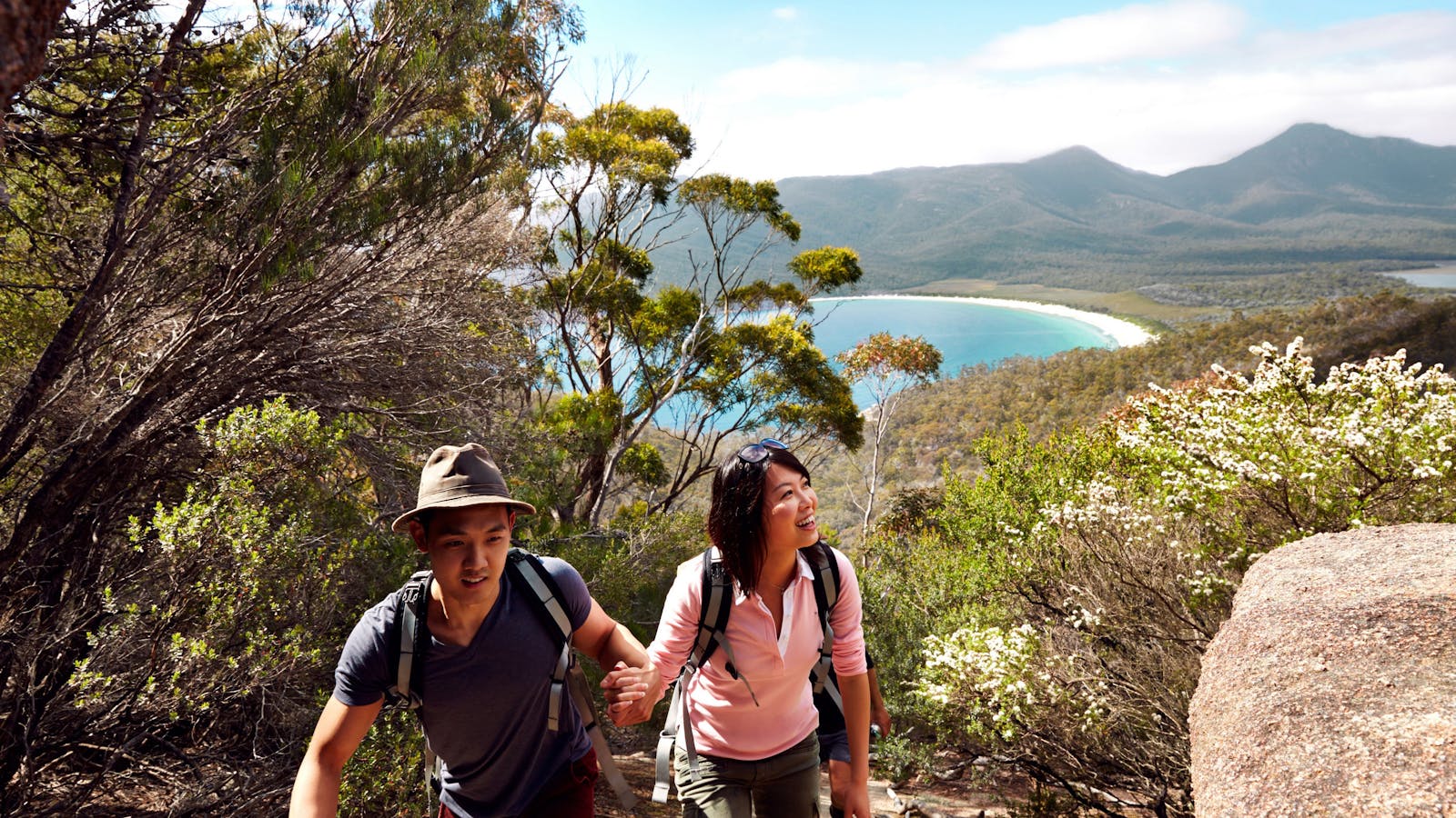 Wineglass Bay from Wineglass Bay Walking Track - Freycinet Experience Walk
