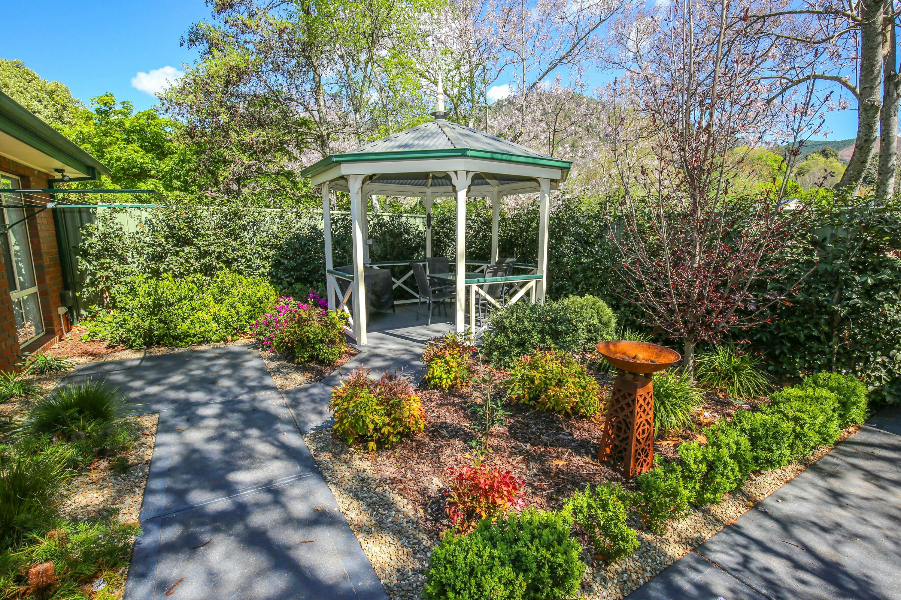 Backyard at Silver Birches Unit 7