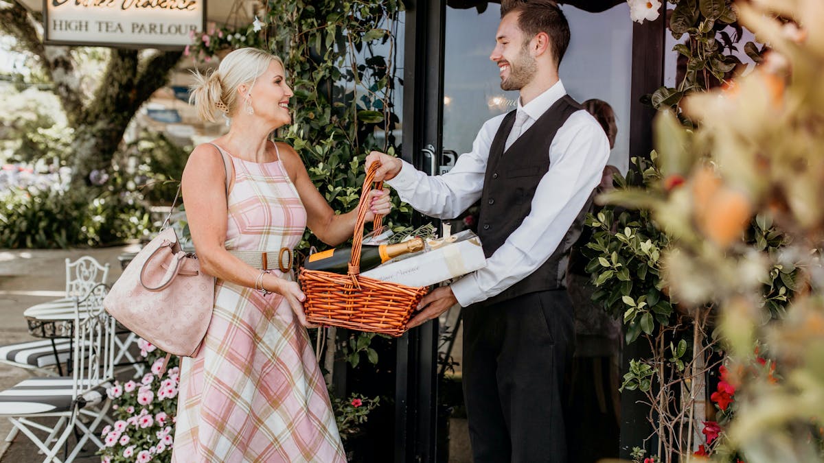 high tea hamper delivery - aimee provence