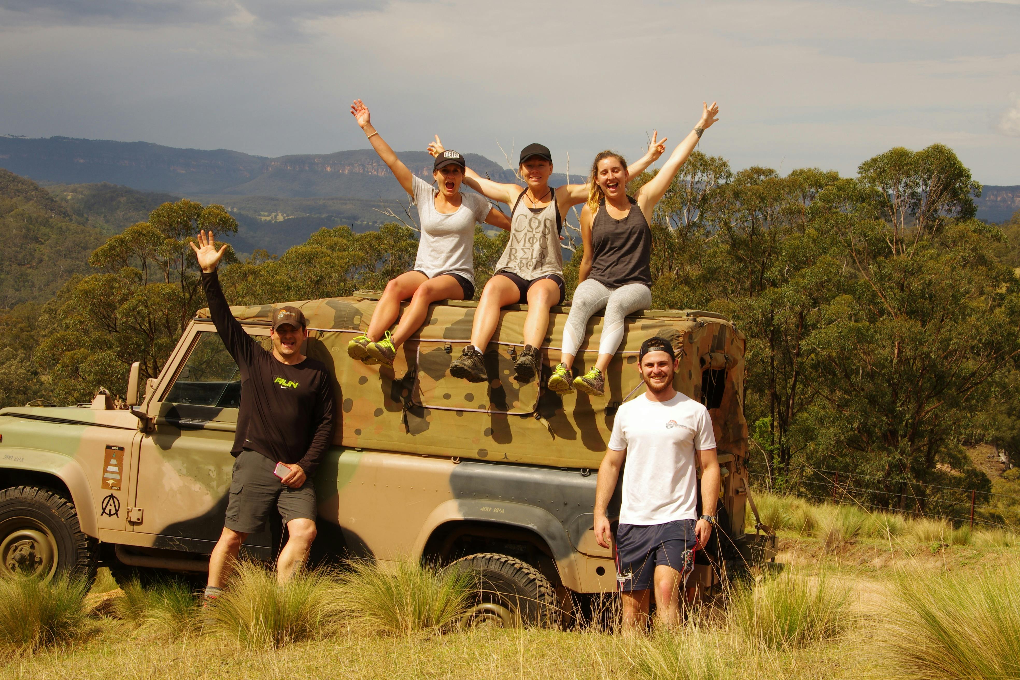 Enjoying the views of The Megalong Valley