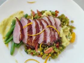 Crispy skin duck