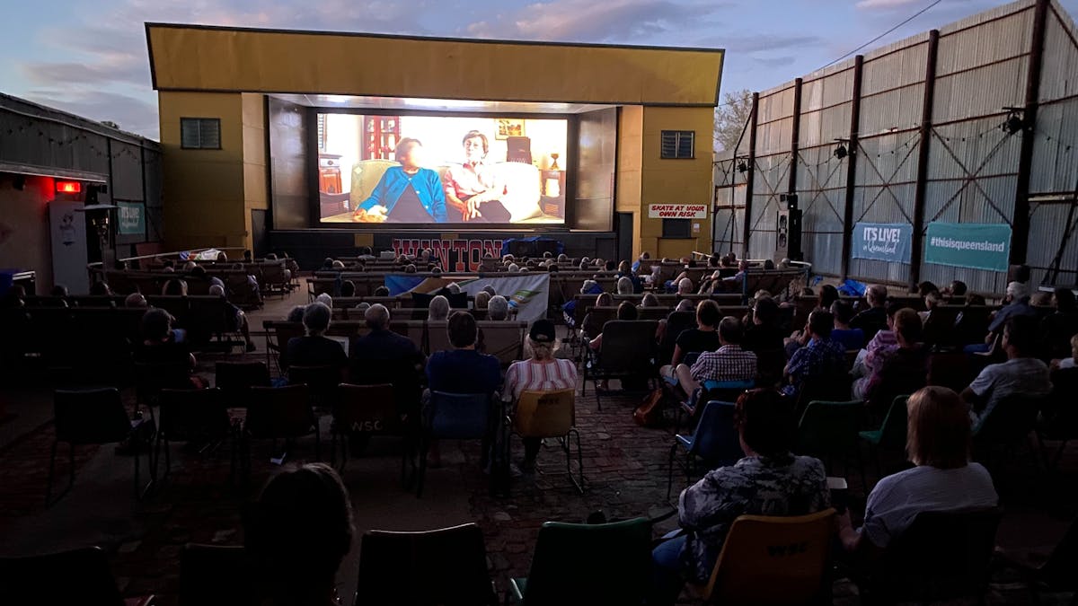 Movies under the outback stars