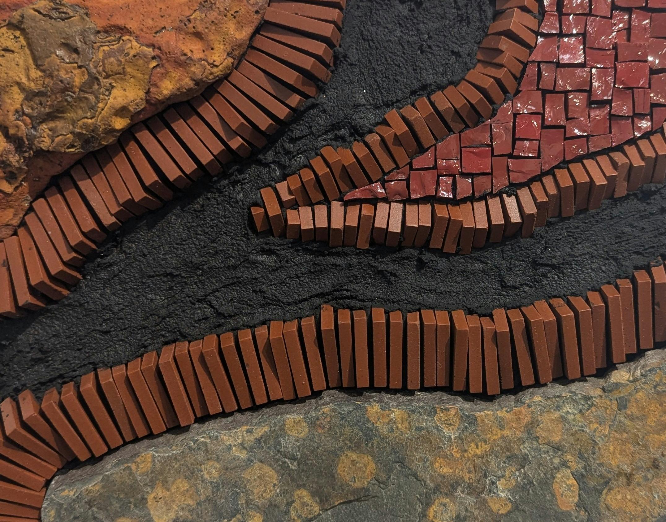 Elaine Spence, The Red Centre, mosaic