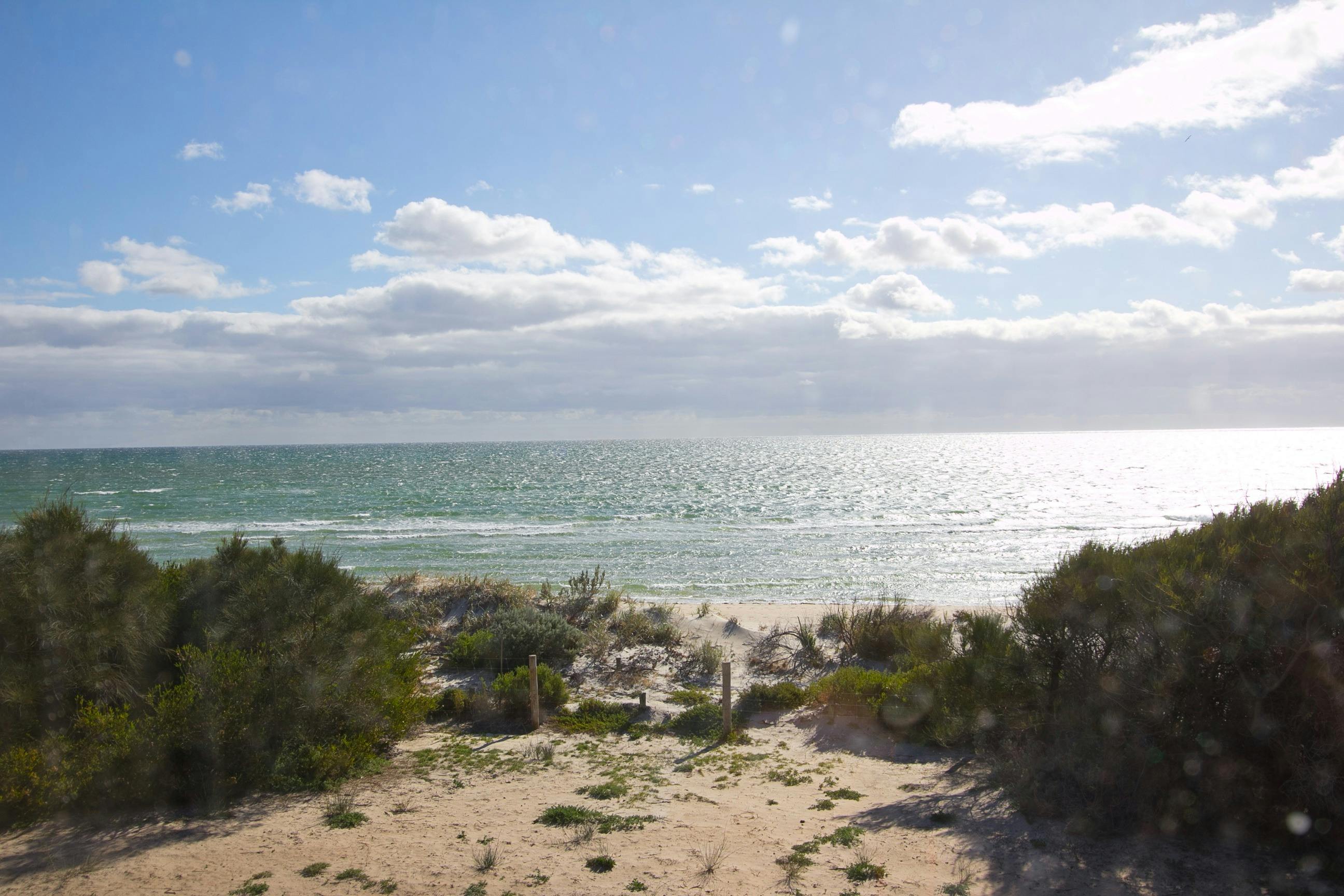 views from the balcony