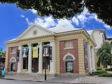 Exterior of Cairns Art Gallery building from Abbott St