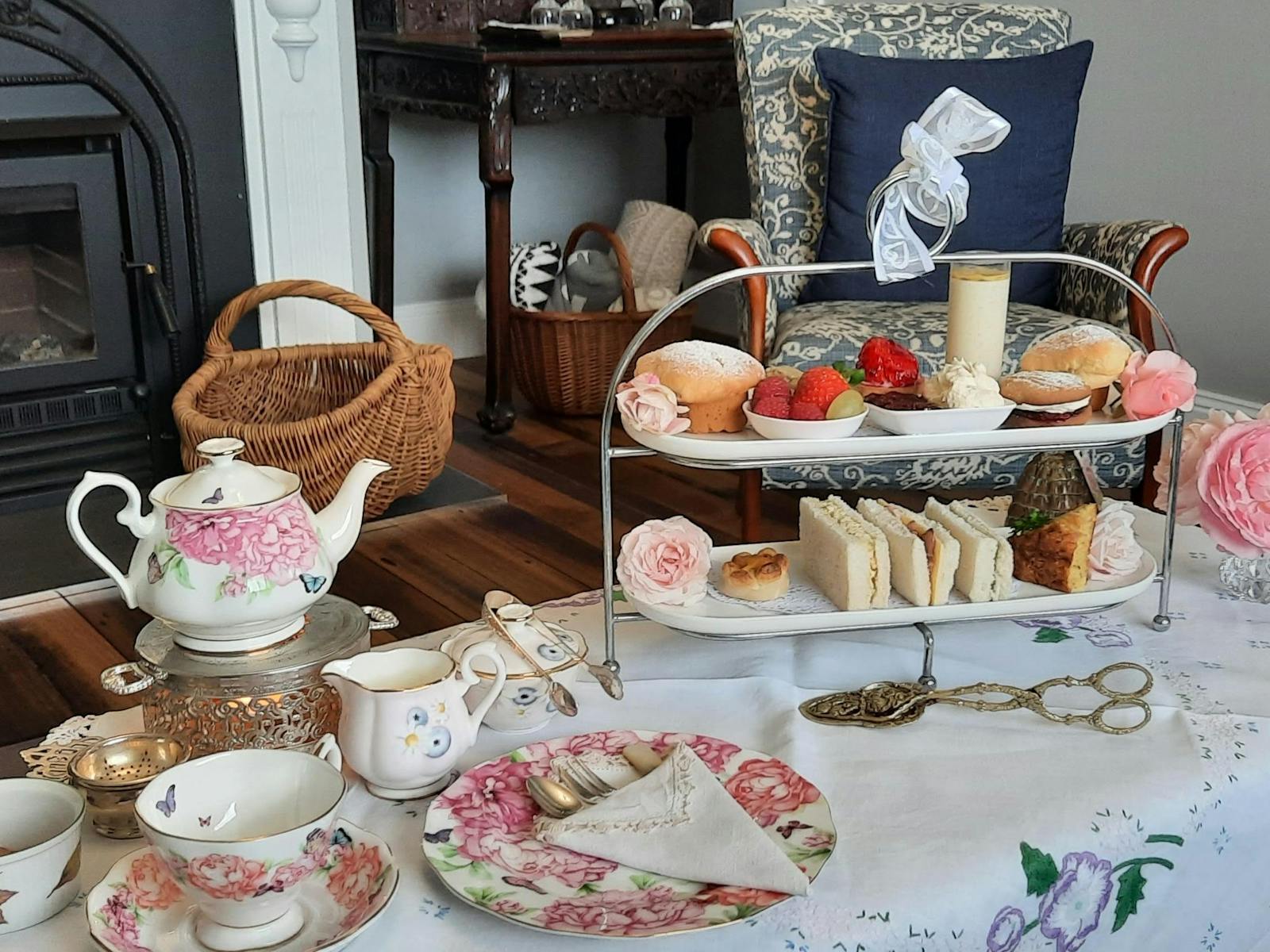 A high tea in a local accommodation
