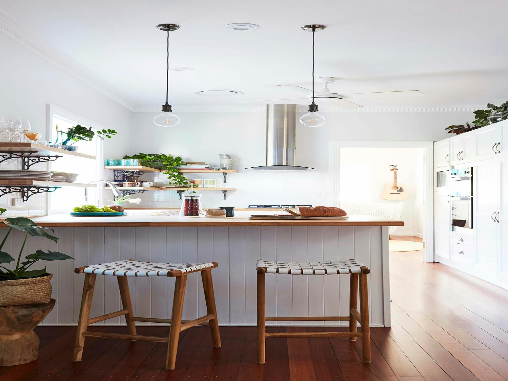 the well equipped kitchen