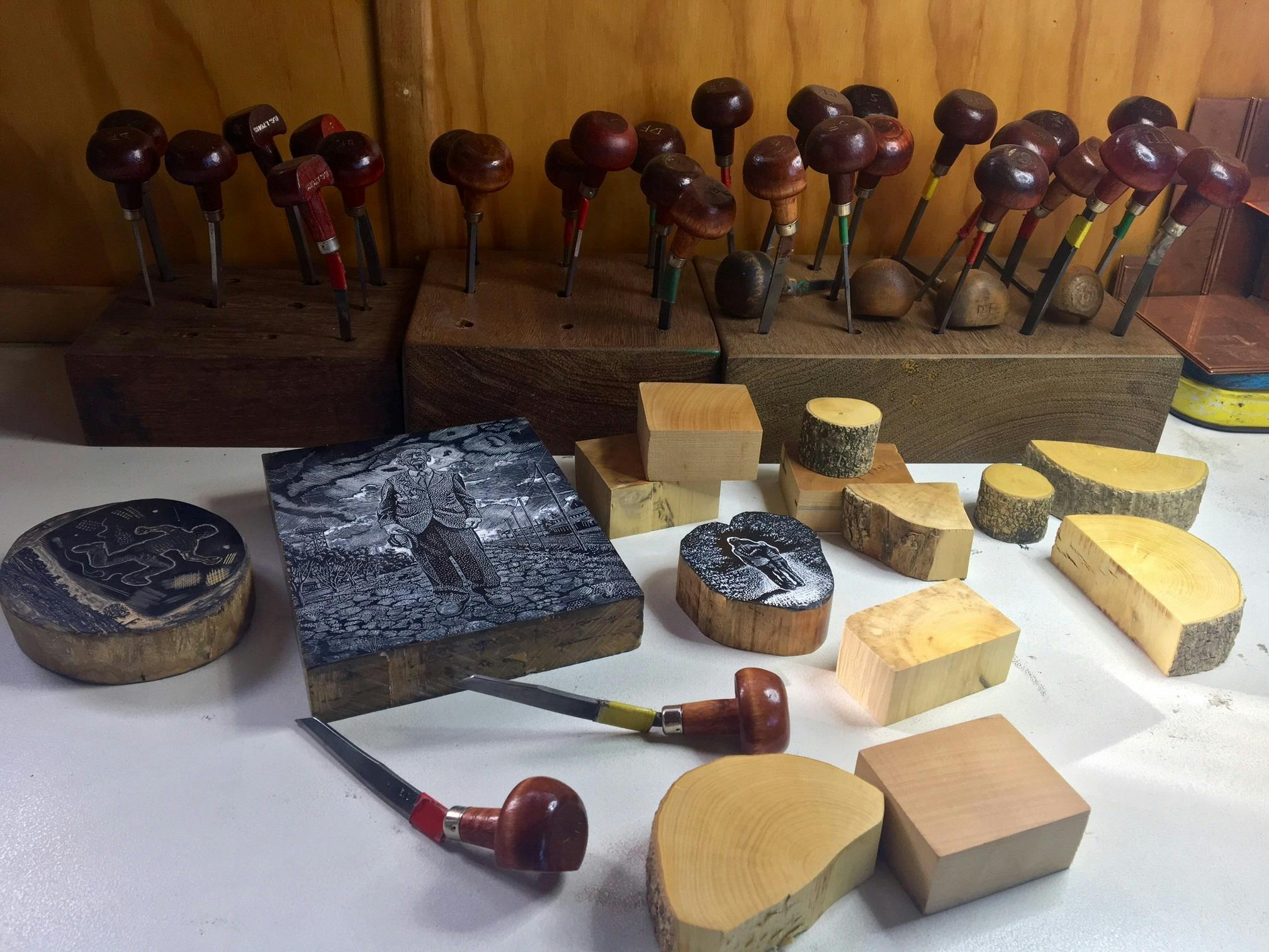 Wood Engraving and Printing with David Frazer