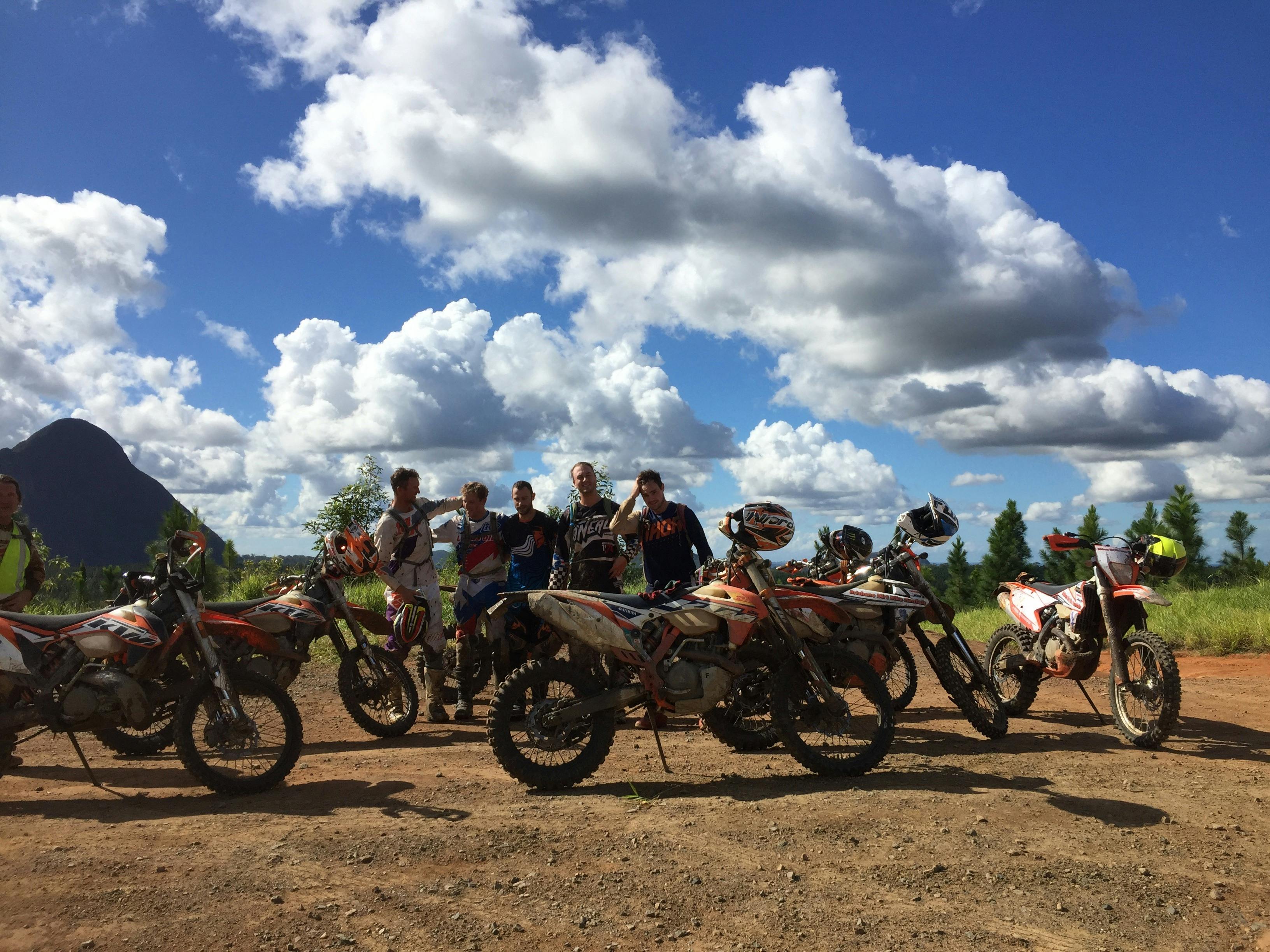 Glasshousese Mountains Trail Bike Tour
