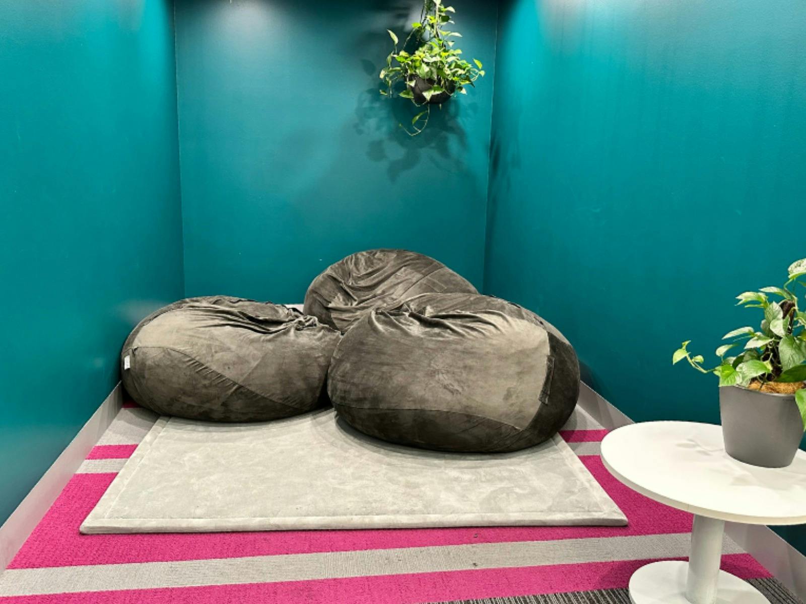 Beanbags at Lavington Library