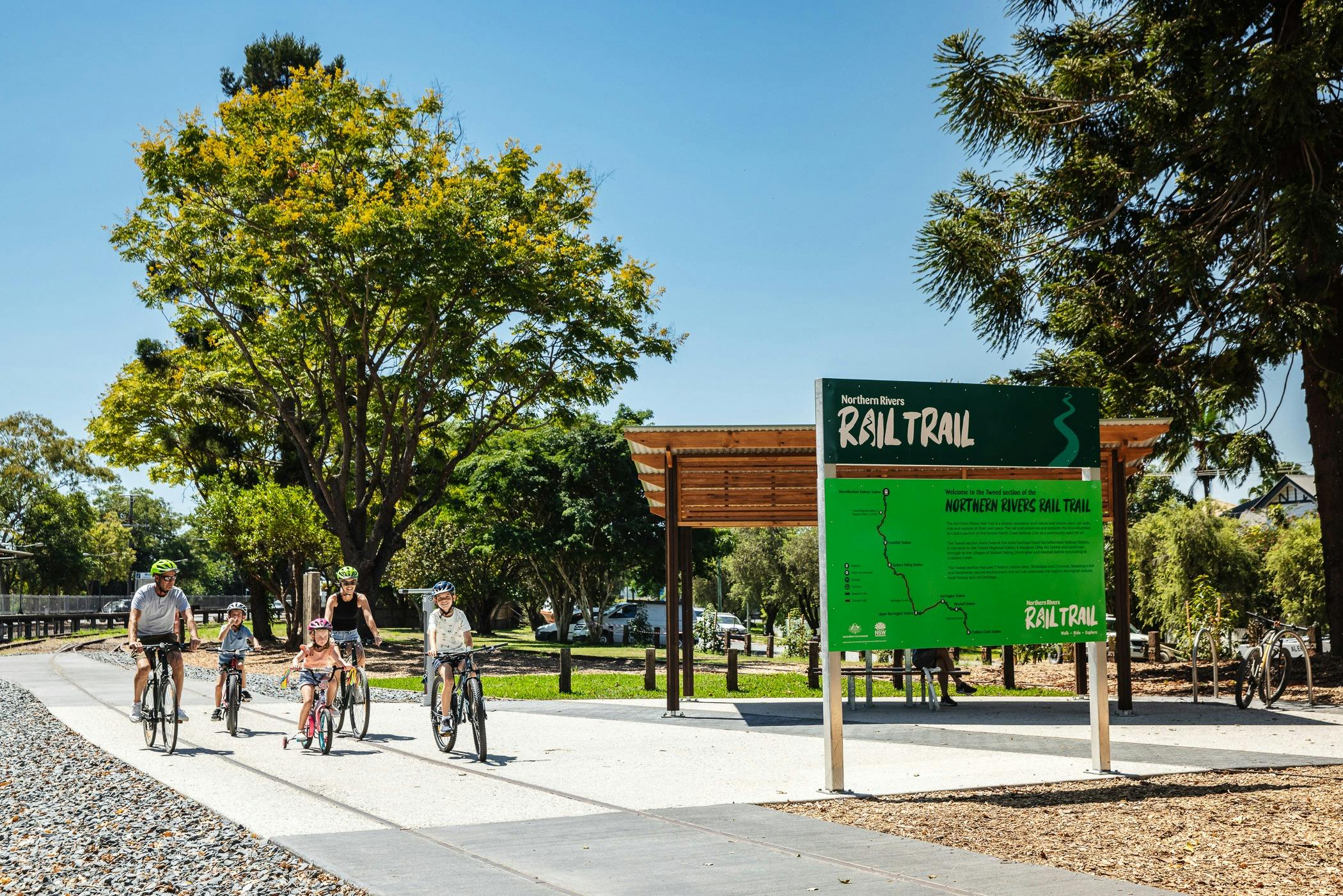 マーウィランバ レイル トレイル休憩所