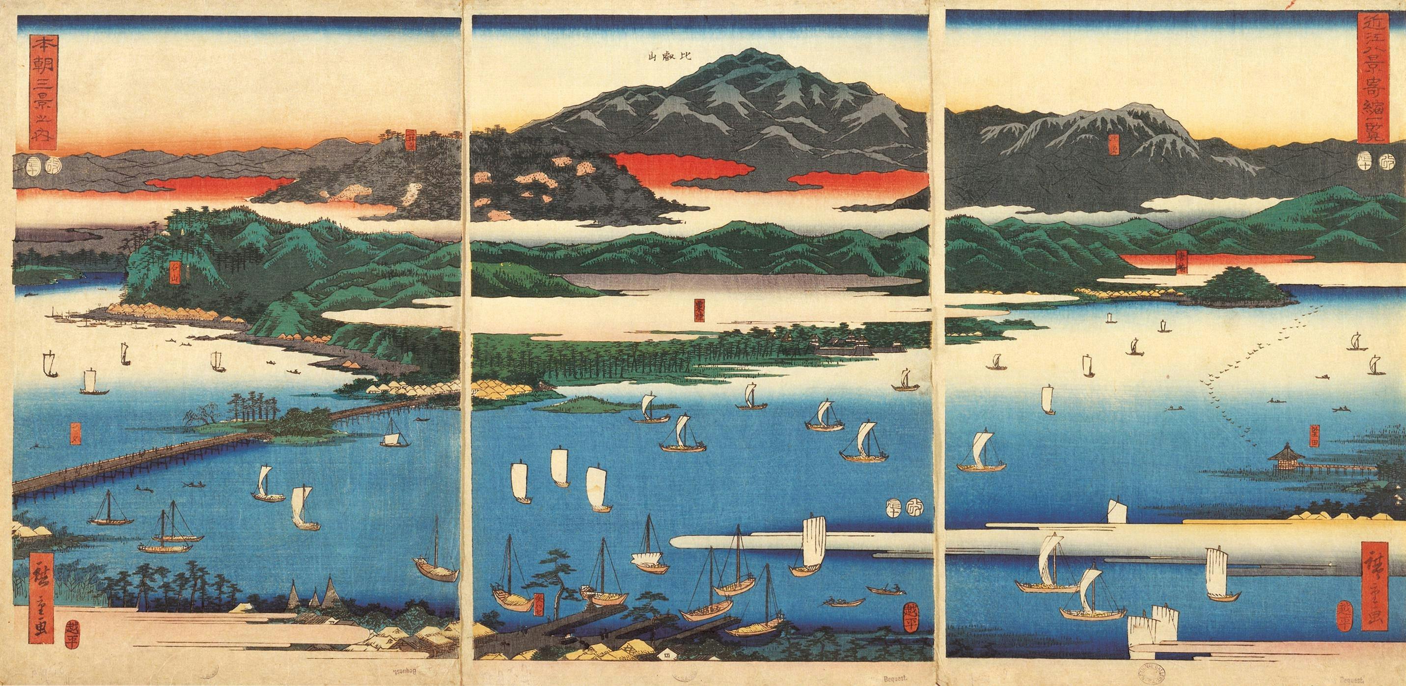 Misty Mountain, Shining Moon: Japanese landscape envisioned