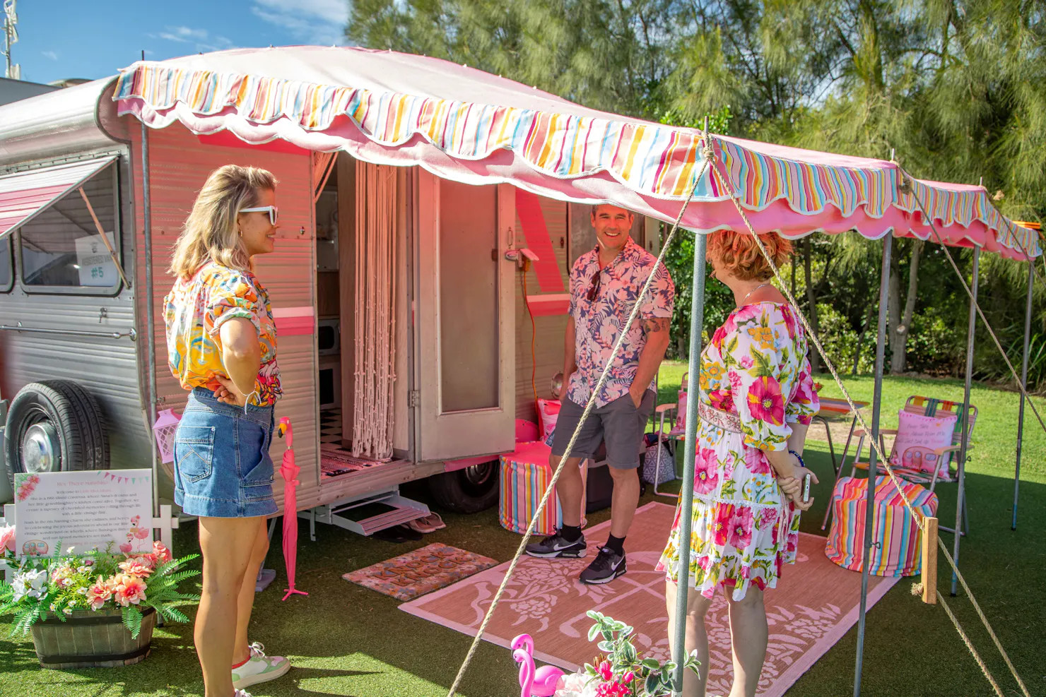 Vintage Van - pink van 2024