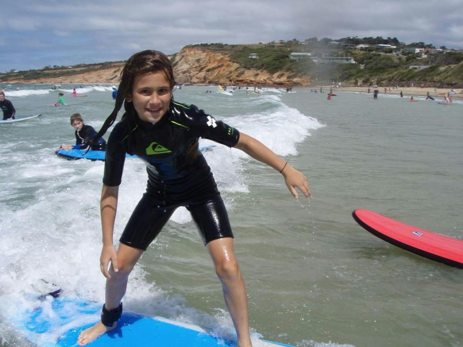 Anglesea Girl Surfing