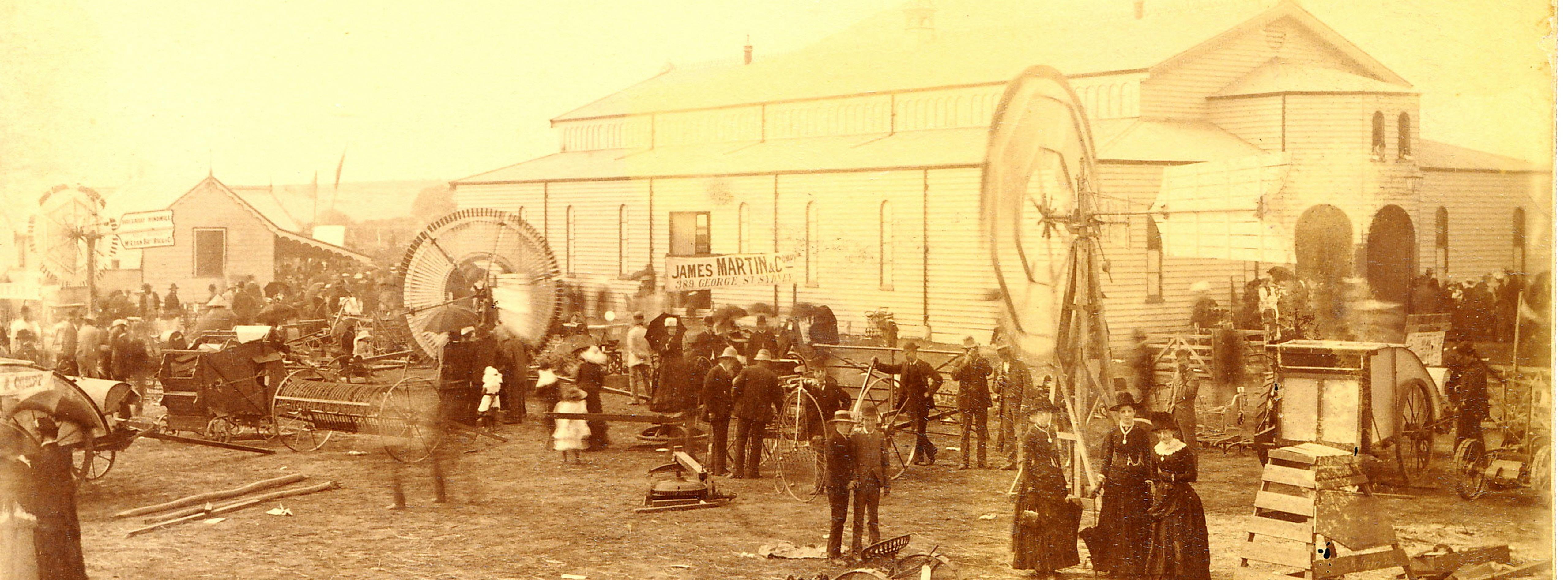 The Howard Pavilion and machinery display