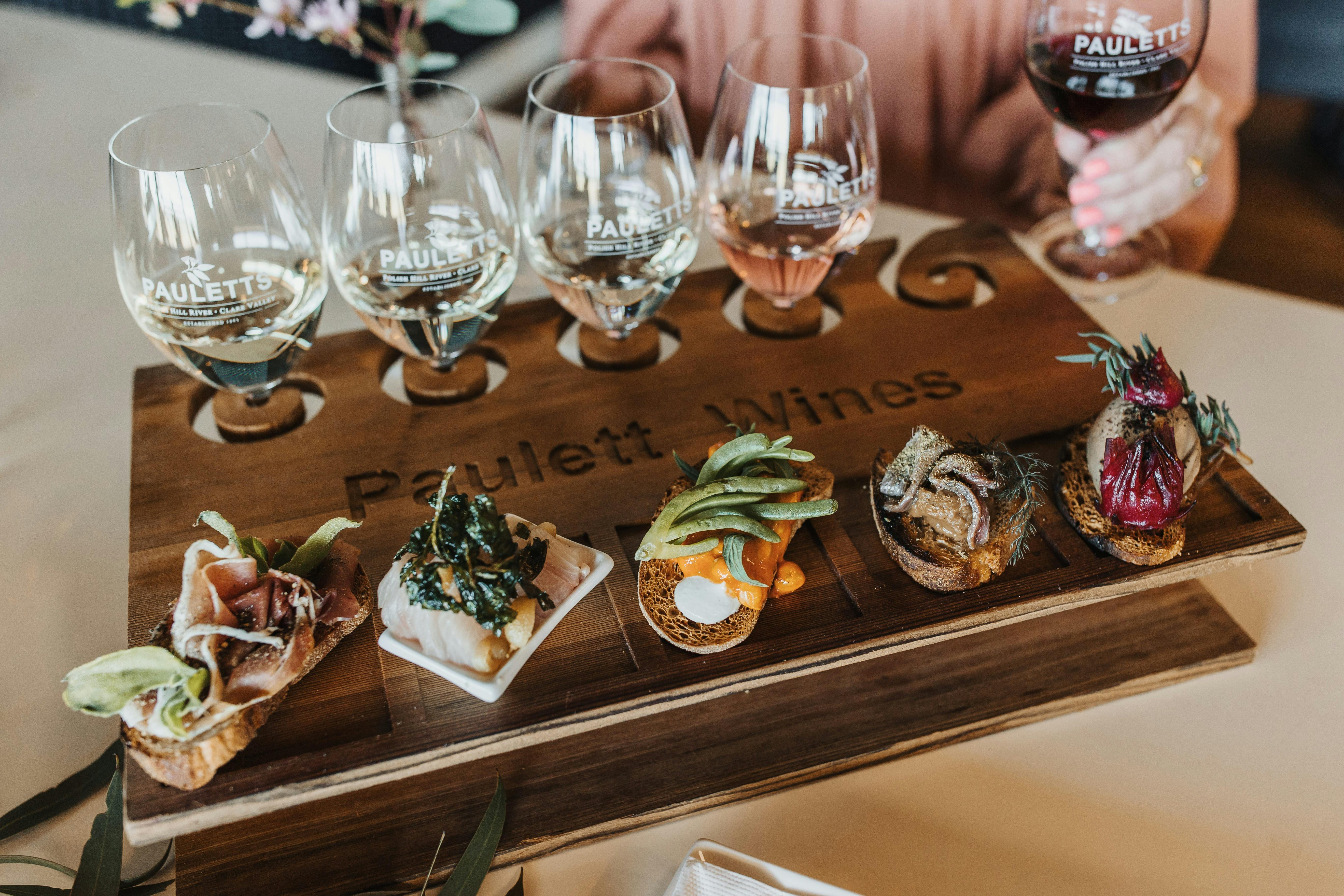 Pauletts Canape & Wine Flight Experience