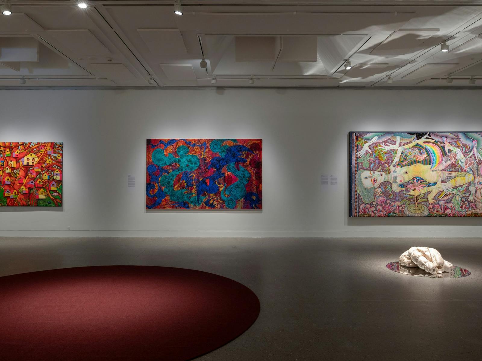 Installation view of Sanctuary exhibition.