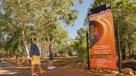 ntrance area to Nitmiluk Visitors Centre