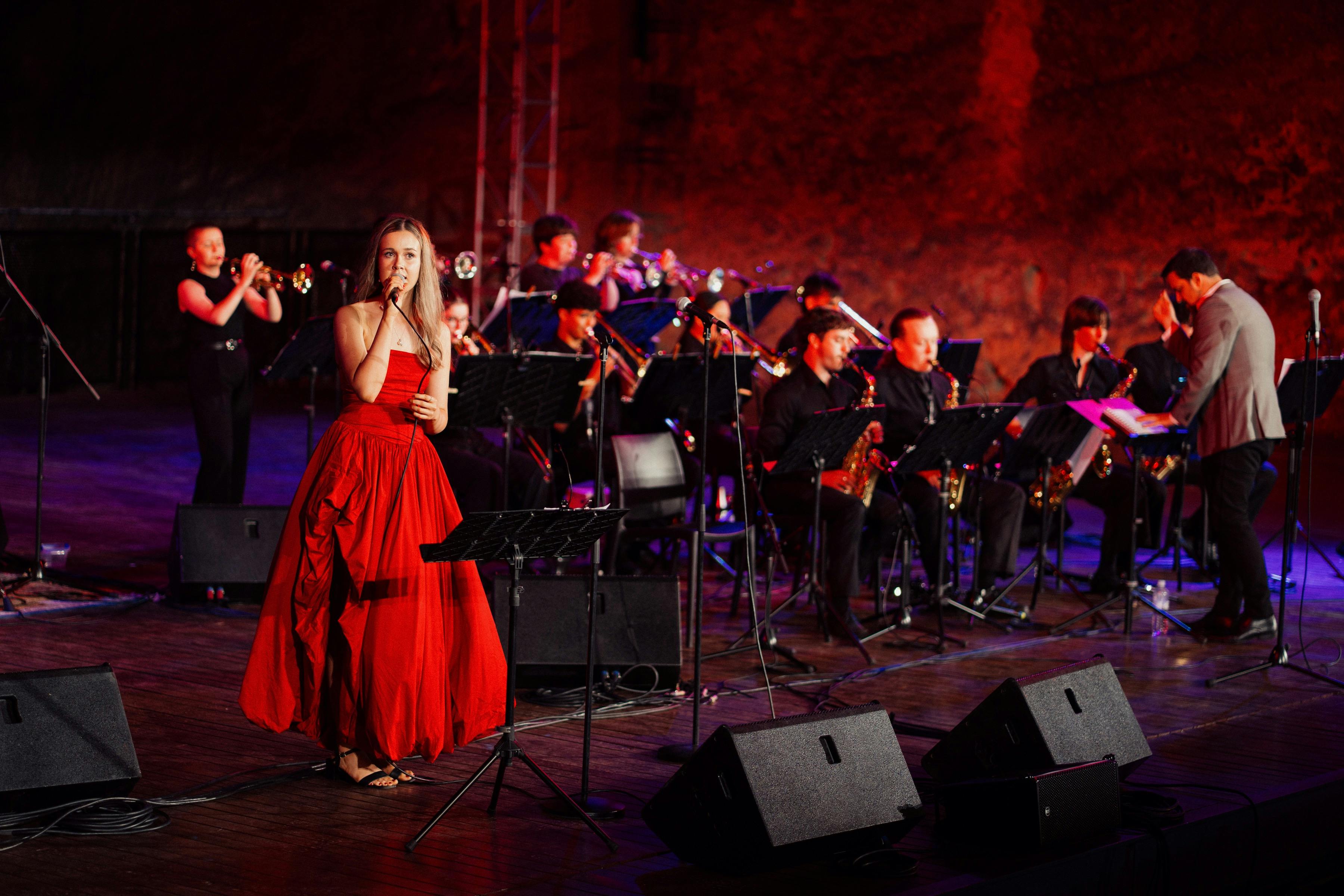 Catalyst Jazz Orchestra on stage