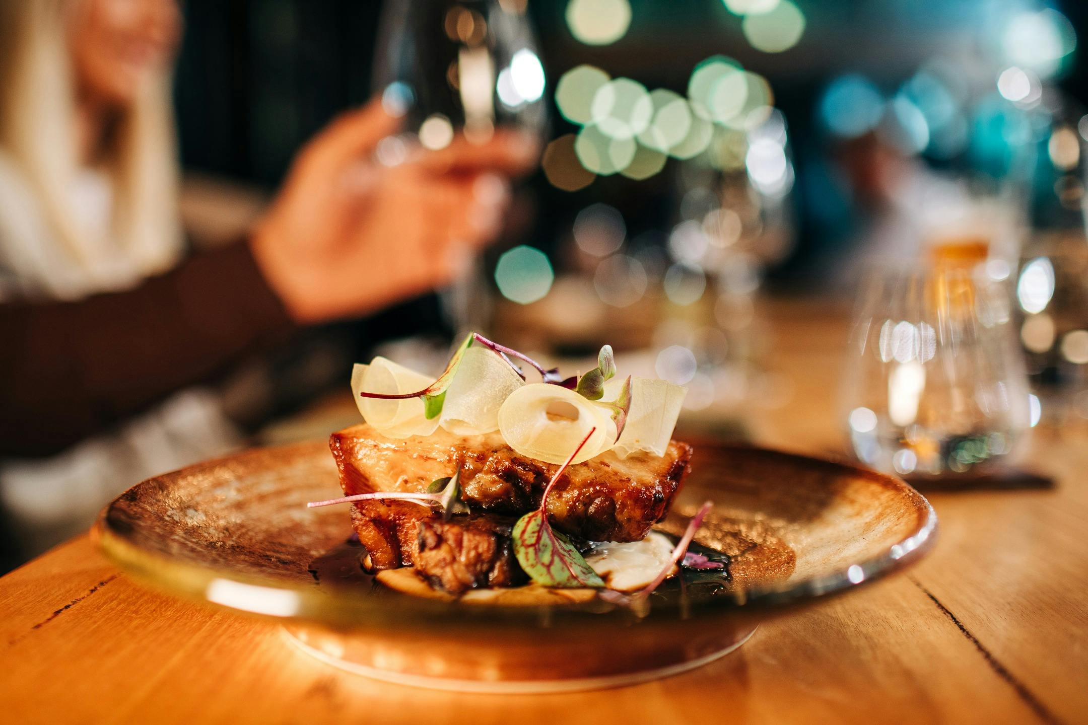Dining at Rumi degustation Samphire Restaurant