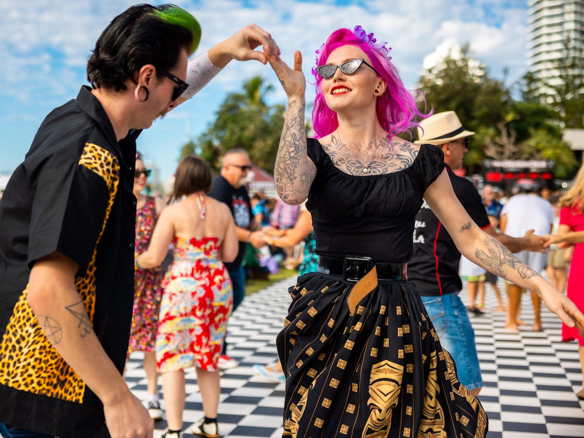 Couple dancing