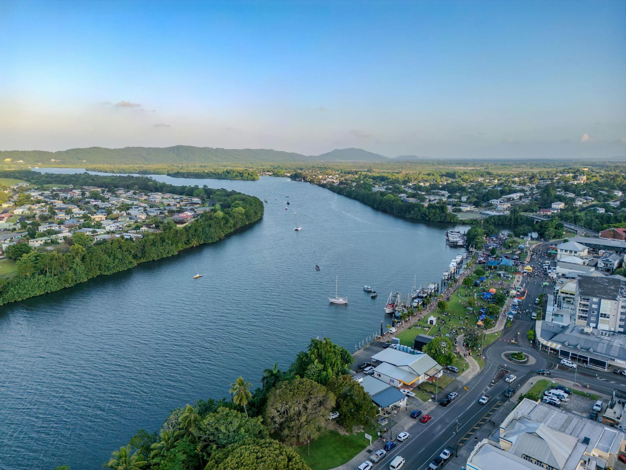 Innisfail Riverfest takes place on the Fitzgerald Esplanade Innisfail Riverfest takes place on the Fitzgerald Esplanade
